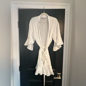 Birdy Grey White Women's Robe